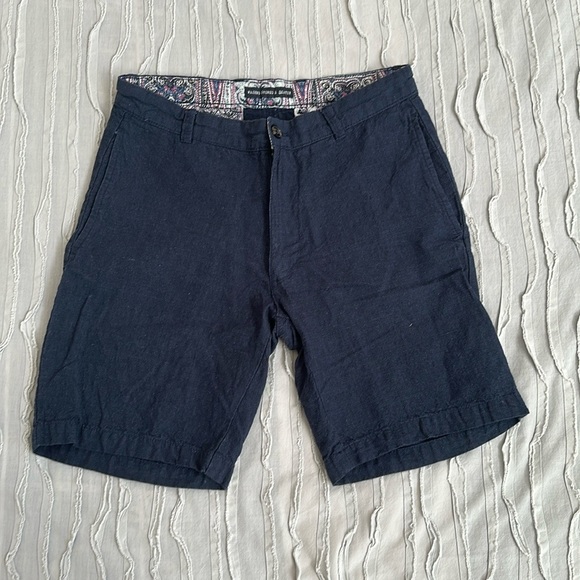 Vintage 1946 - Navy blue shorts - Washed Stoned & Beaten - Picture 1 of 2